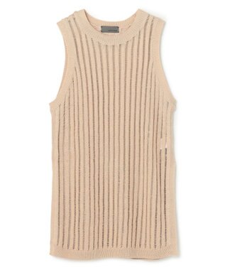 uncrave ラミーリネンニット タンクトップ