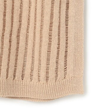 uncrave ラミーリネンニット タンクトップ ベージュ