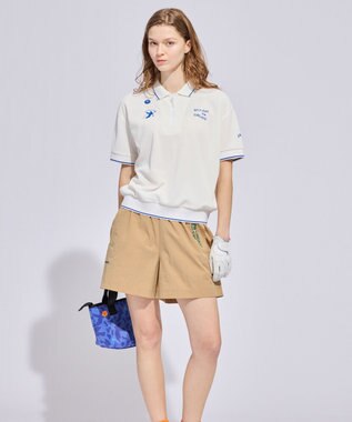 PW CIRCULUS 【WOMEN】ギャザリングショーツ ゴルフウェア レディース ベージュ系