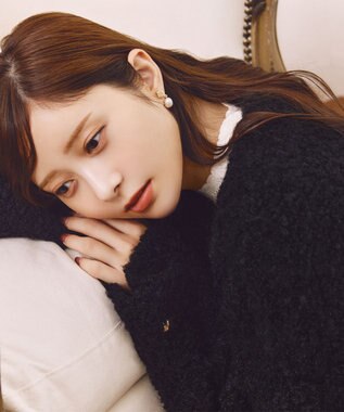 TOCCA LOP EARED POODLE ニットアウター ブラック系