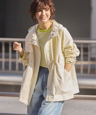 AMERICAN HOLIC 花粉防止撥水加工マウンテンパーカー Ivory