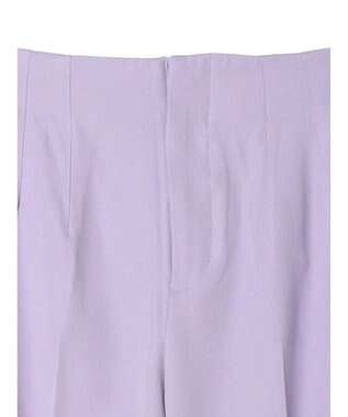 Green Parks 裾スリット／選べる美脚みえパンツ Lavender