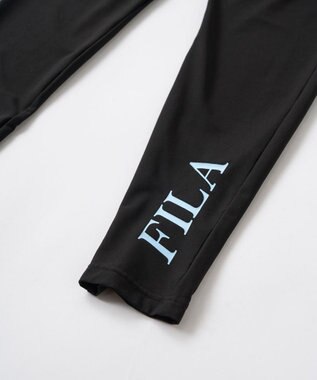 OP／FILA 【FILA】レギンス ブラック×サックス