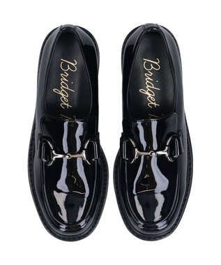 Bridget Birkin 【Bridget Birkin】厚底ビットローファー ブラックエナメル