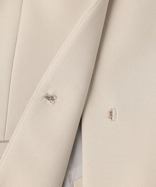 ANY SIS 【洗える】褒めらレディノーカラー ジャケット ライトベージュ