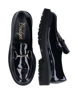 Bridget Birkin 【Bridget Birkin】厚底ビットローファー ブラックエナメル