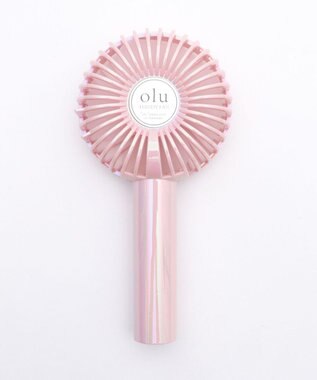 WEGO 【冷却/携帯扇風機/熱中症対策】オーロラハンディファン ライトピンク