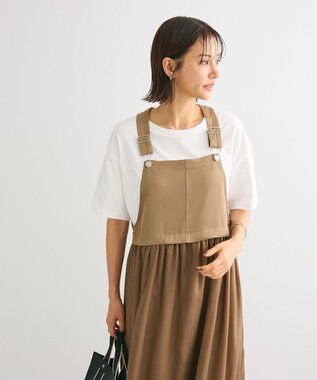 Green Parks ・ＥＬＥＮＣＡＲＥ　ＤＵＥ　ハイブリットジャンスカ Beige