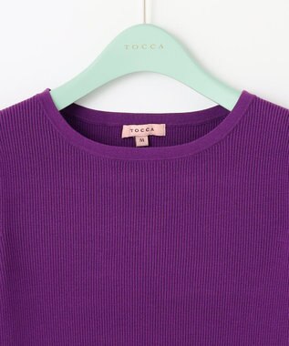 TOCCA 【洗える！】RESONATE ニットプルオーバー パープル系