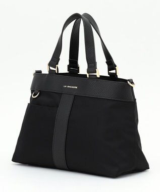 LA BAGAGERIE コンビ2WAYトートバッグ Sサイズ ブラック