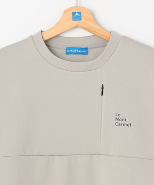 SHARE PARK LADIES 【UVカット・吸水速乾・ストレッチ・軽量・アンチピリング 】ダンボールクルーネックスウェット（S・Mサイズ） ベージュ系