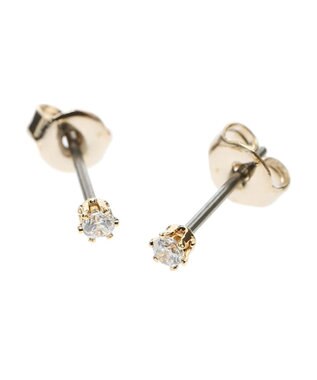 AMERICAN HOLIC テクスチャーフープピアスセット Gold