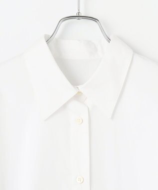 #Newans ビスチェレイヤーシャツ ホワイト×ライトグレー