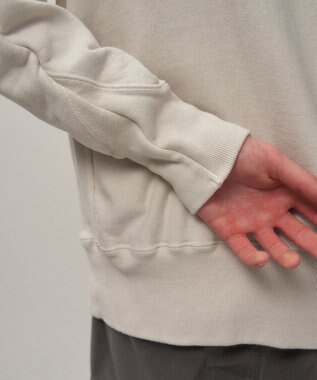 ATON NATURAL DYED URAKE | フーディー - UNISEX LIGHT GRAY