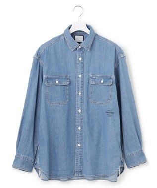 J.PRESS YORK STREET 【UNISEX】デニムシャツ サックスブルー系