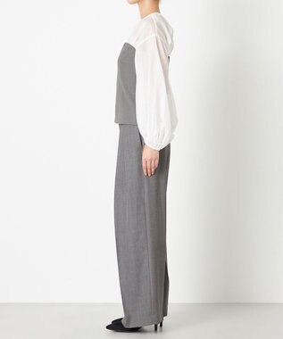 NAVE 【Nave】ウールポリエステルツイル ビスチェ トップグレー系