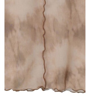 CRAFT STANDARD BOUTIQUE タイダイメッシュボトルネックインナー Mocha