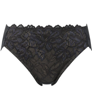 Wing ショーツ Wing Lesiage PB3010とペア オーガニックコットン混(身生地部) はきこみ丈ふつう PF3010 ウイング／ワコール ブラック