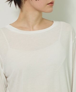 Green Parks ＳＥＴ２点２ｗａｙシャーリングニット＋インナー Orange