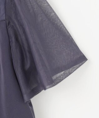 ANY SIS 【洗える】ティアードトップス×ワイドパンツSET スモーキーブルー