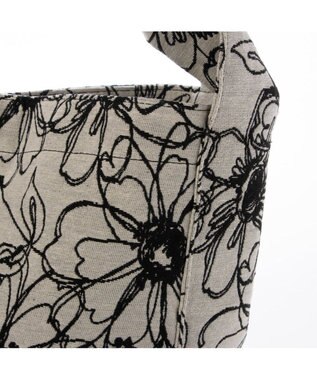 UNBILLION カシュカシュ cache cache / フラワー＆アニマル柄ワンハンドルバッグ アイボリー