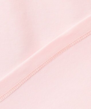 Feroux 【洗える・汗ジミが目立たない】デコルテチュール カットソー ピンク系