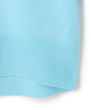 UNFILO カシミヤビスコース ニットタートル サックス