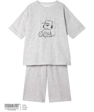 une nana cool 【綿混】やわらか天竺パジャマ PEANUTS × une nana cool LG