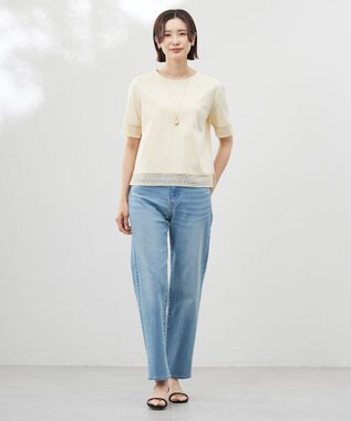 J.PRESS LADIES ドロップ メタル ネックレス ケシウスゴールド系