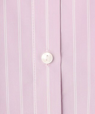 ANY SIS クロップドヨークハオリ シャツ ラベンダーストライプ