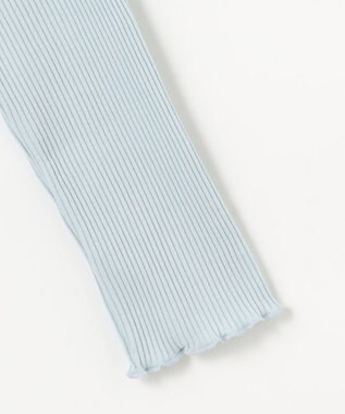 組曲 KIDS 【150-160㎝】フリルリブ2WAY トップス サックスブルー系