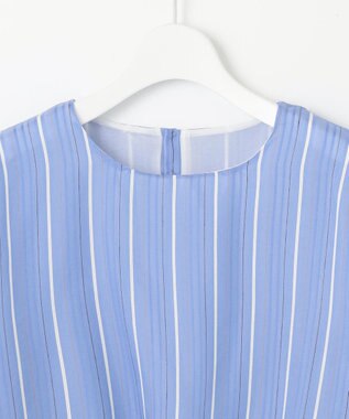 J.PRESS LADIES L 【WEB限定カラーあり】ランダムシアーストライプ カットソー ブルー系1