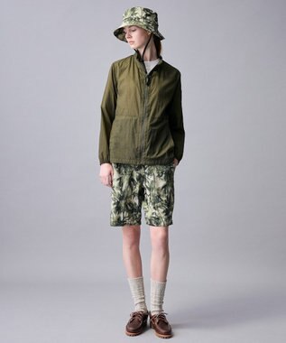 JOSEPH ABBOUD MOUNTAIN 【速乾/軽量/ストレッチ】ライトスラブボタニカルプリント  イージーショーツ カーキ系5