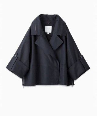 FORFORMO Deformation Wide Trench Coat デフォメーションワイドトレンチコート ネイビー