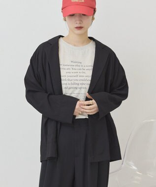 AMERICAN HOLIC メッセージロゴＴシャツ Oatmeal