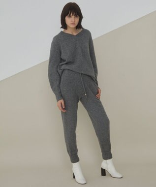 BEIGE， BRENON / ニットパンツ Stone