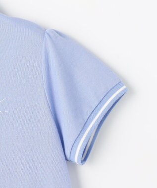 組曲 KIDS  【150-170㎝】 カノコポロワンピース サックスブルー