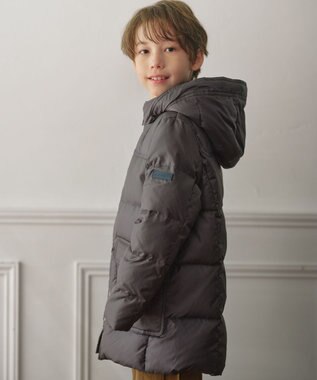 J.PRESS KIDS 【110-130cm】【撥水】50Dタフタ ダウンコート グレー系