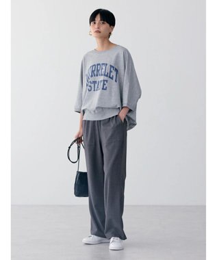 AMERICAN HOLIC ドルマンミニ裏毛プルオーバー② Light Gray Mixture