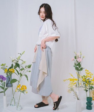 POLS PETAL スカート グレイ