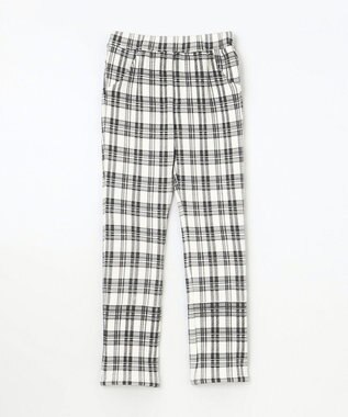 組曲 KIDS 【110-140㎝】シャギーチェック パンツ グレー系5