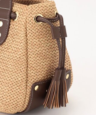 LA BAGAGERIE サイドタッセルサマートート　Sサイズ ベージュ