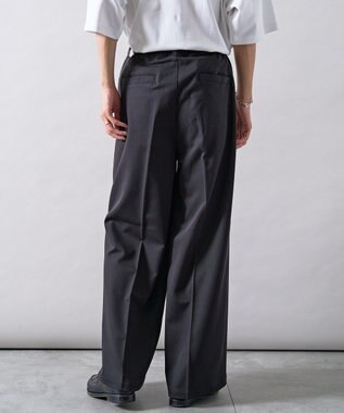 CRAFT STANDARD BOUTIQUE 半袖ダブルテーラードセットアップ Black