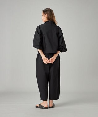 Chacott マイクロドットブルゾン ブラック