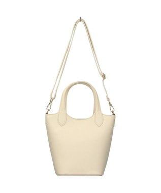 INTER-CHAUSSURES 【ANDREA CARDONE】ミディアムサイズレザーハンドバッグ ホワイト