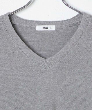WEGO 【SCHOOL ITEM】ニットプルオーバー 杢グレー