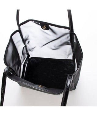 UNBILLION カシュカシュ cachecache / チュールメッシュビッグトート ブラック