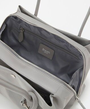 TOPKAPI 【Breath TOPKAPI】ALINE アライン ナイロン ボストン ミニ トートバッグ　軽量 / 肩掛け / 大容量 / 通勤 グレー