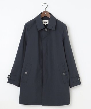 JOSEPH ABBOUD 【キングサイズ・サスティナブル素材/JAPANファブリック/撥水加工/マルチシーン対応】キューブテックス ステンカラー コート ネイビー系