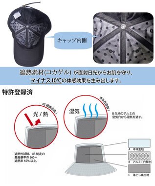 ATRENA 体感-10℃ コカゲル キャップ イエロー